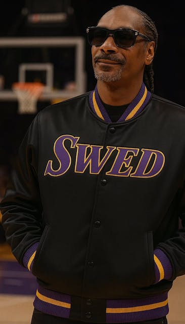 Photograph of product: SWED LIMITED EDITION JACKET (PURPLE/GOLD) - 