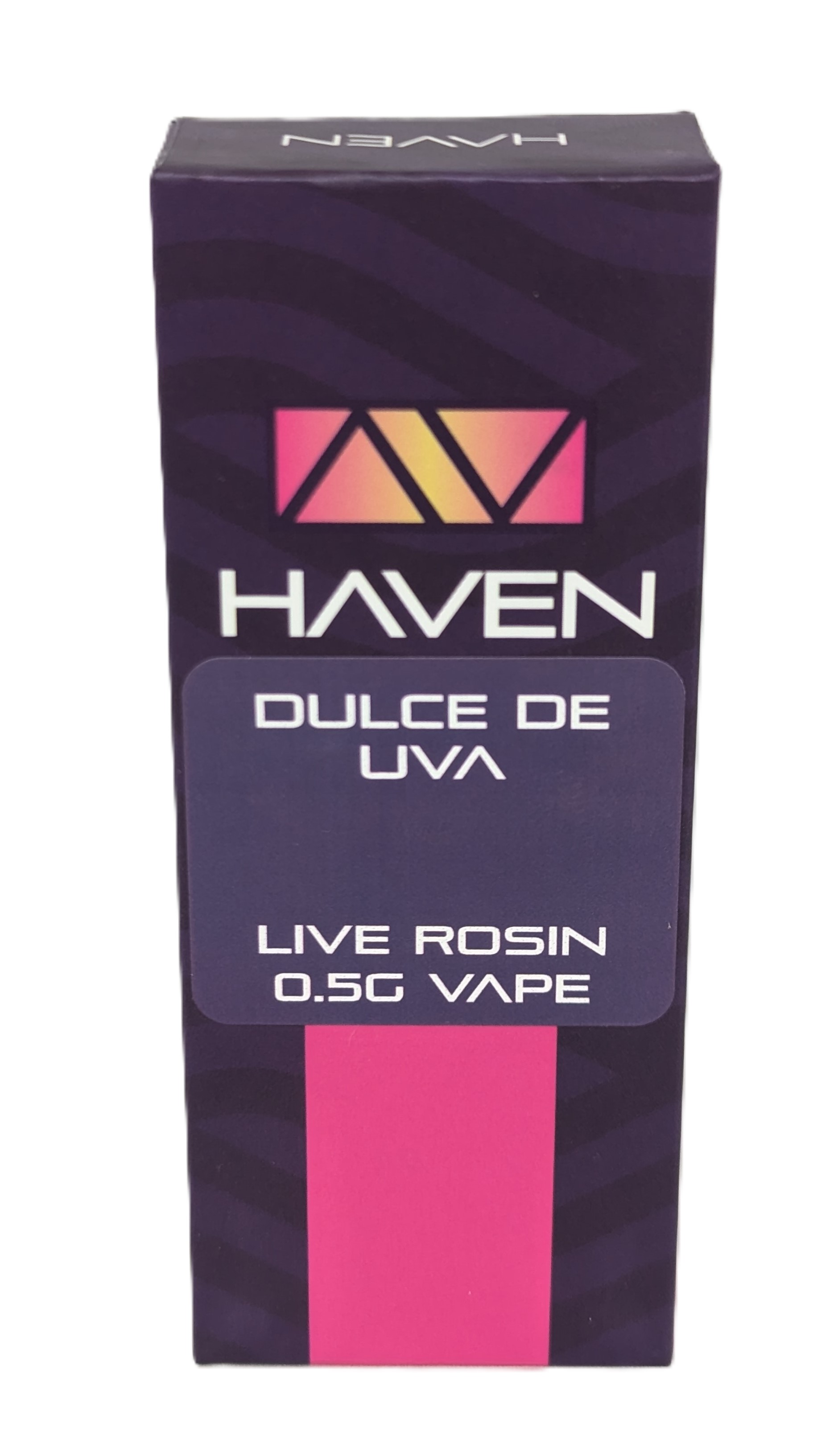 Photograph of product: Dulce de Uva Live Rosin Vape Cart | Haven