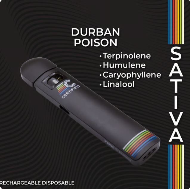 Photograph of product: Durban Poison Disposable Vape