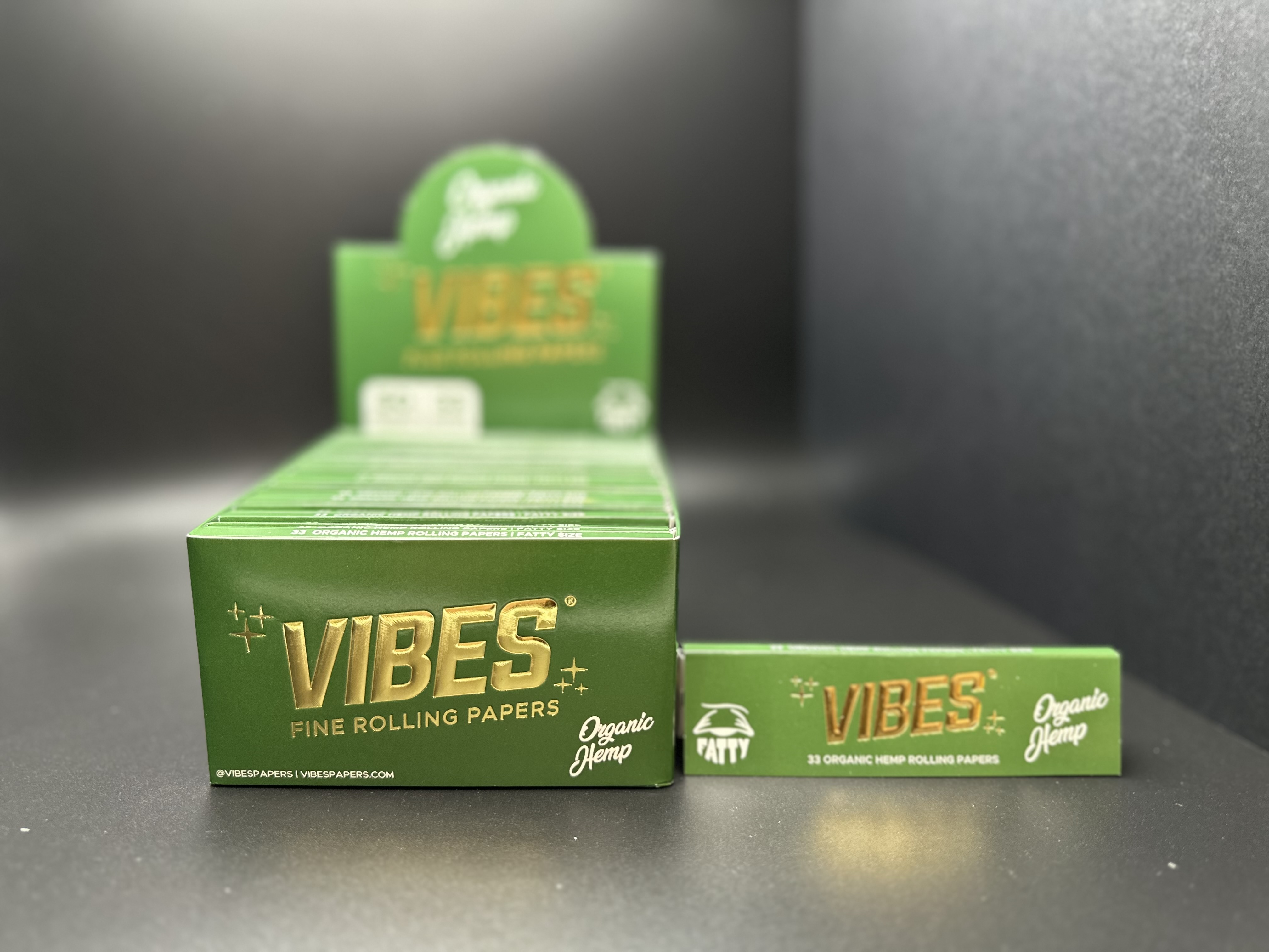 Photograph of product: Vibes - Fatty Booklet - Organic Hemp (Green)