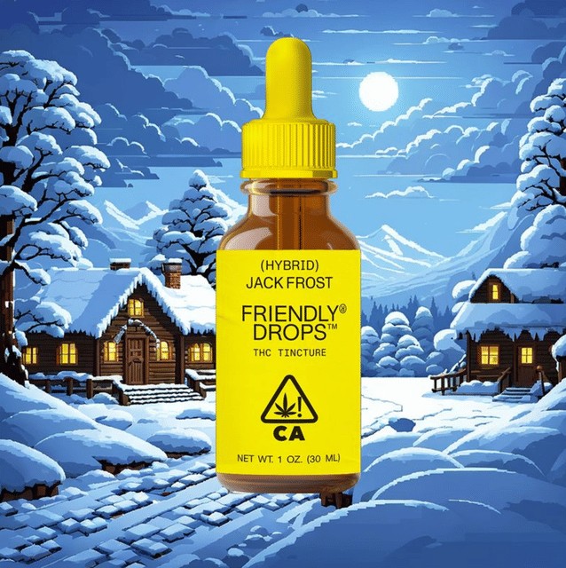 Photograph of product: Jack Frost THC Tincture (30ml) - 