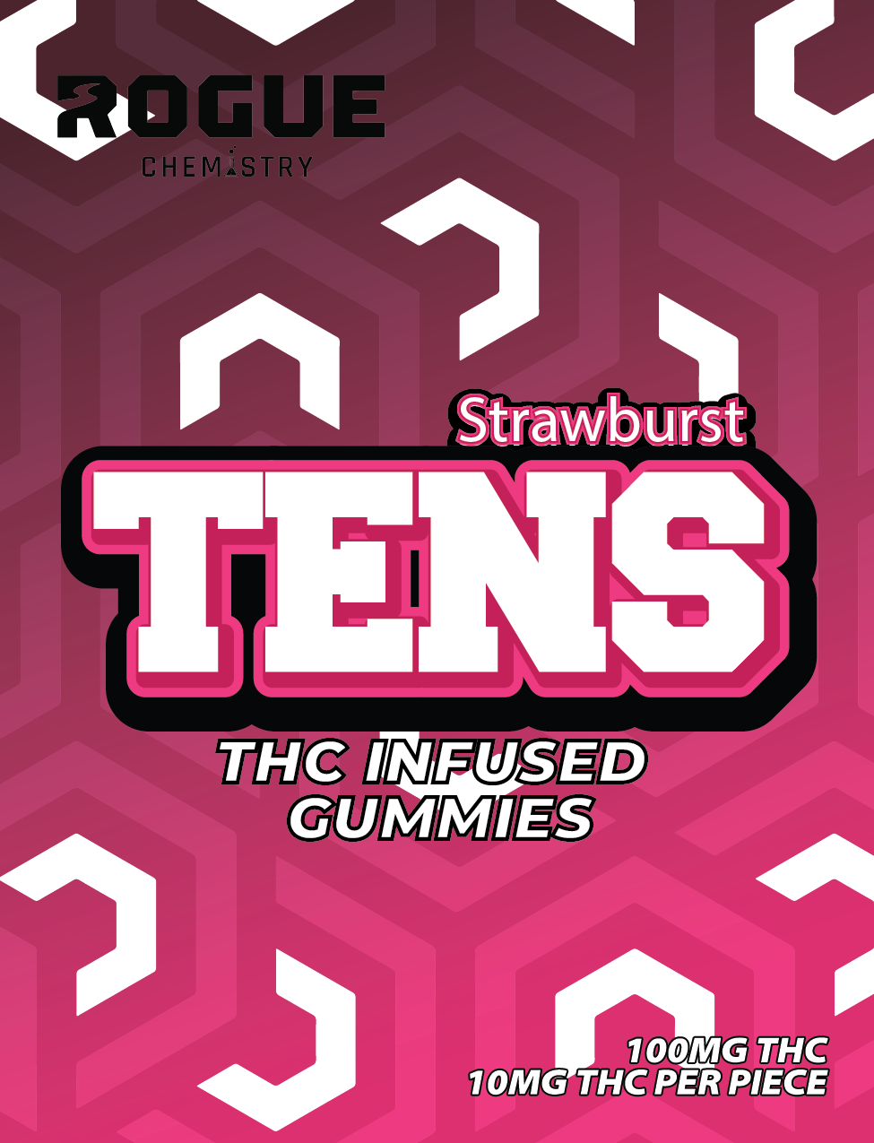 Photograph of product: StrawBurst TENS (10x10mg)