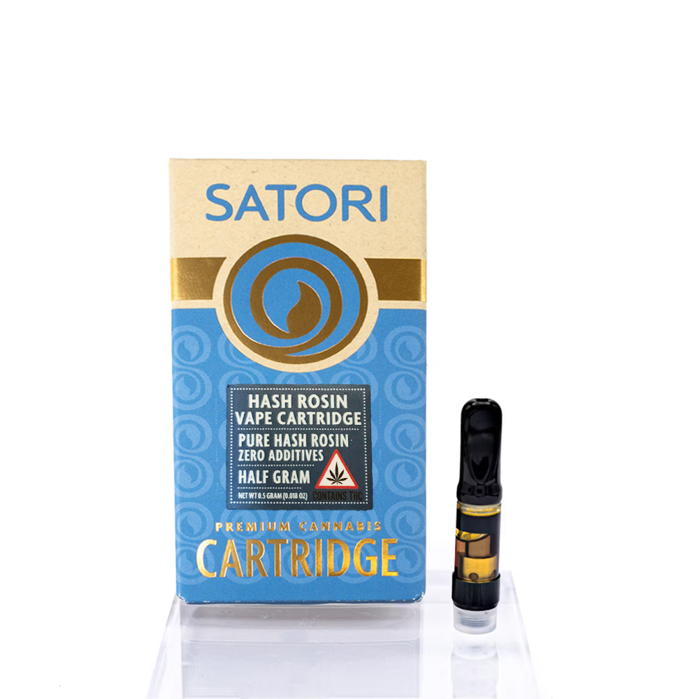 Photograph of product: Live Rosin Vape Cart: Velvet Rainbows (.5ml)
