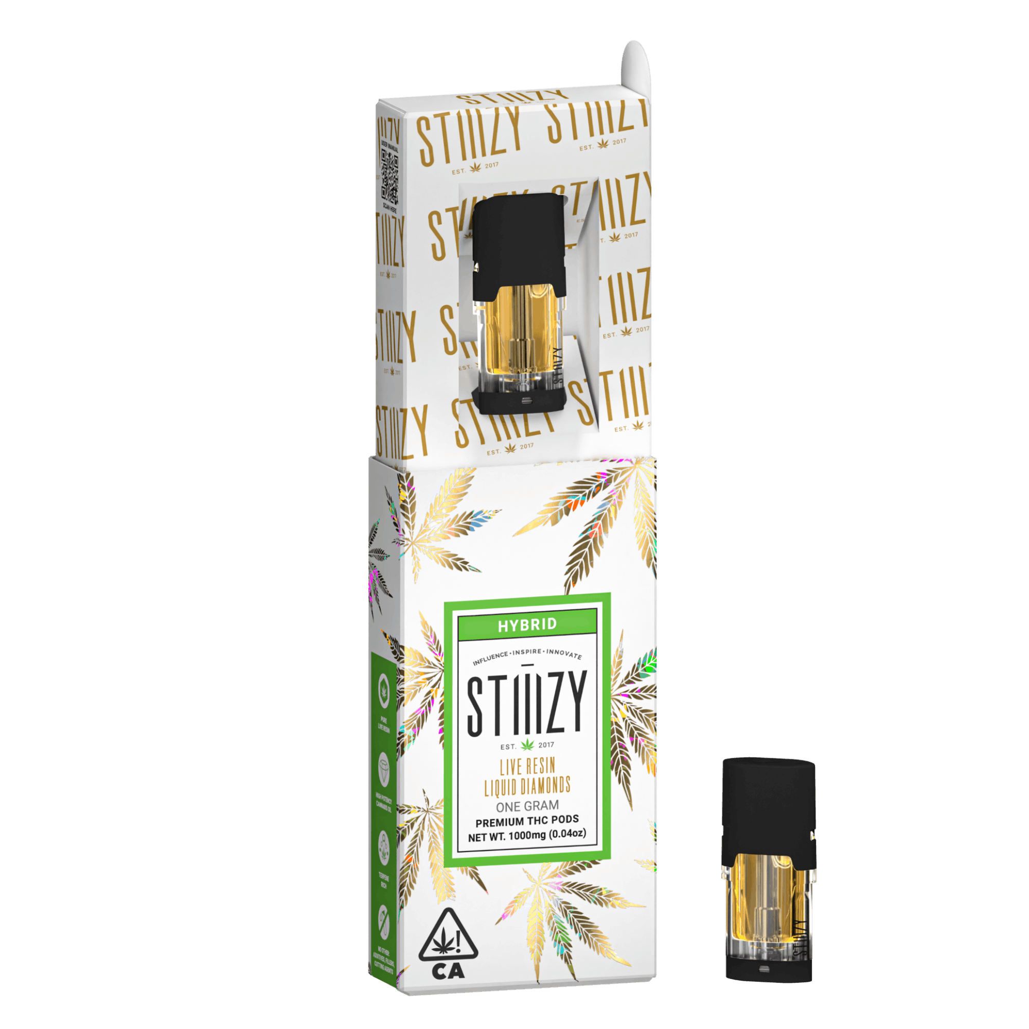 Photograph of product: Stiiizy Purple Zlushie 1g Live Resin Liquid Diamond Pod