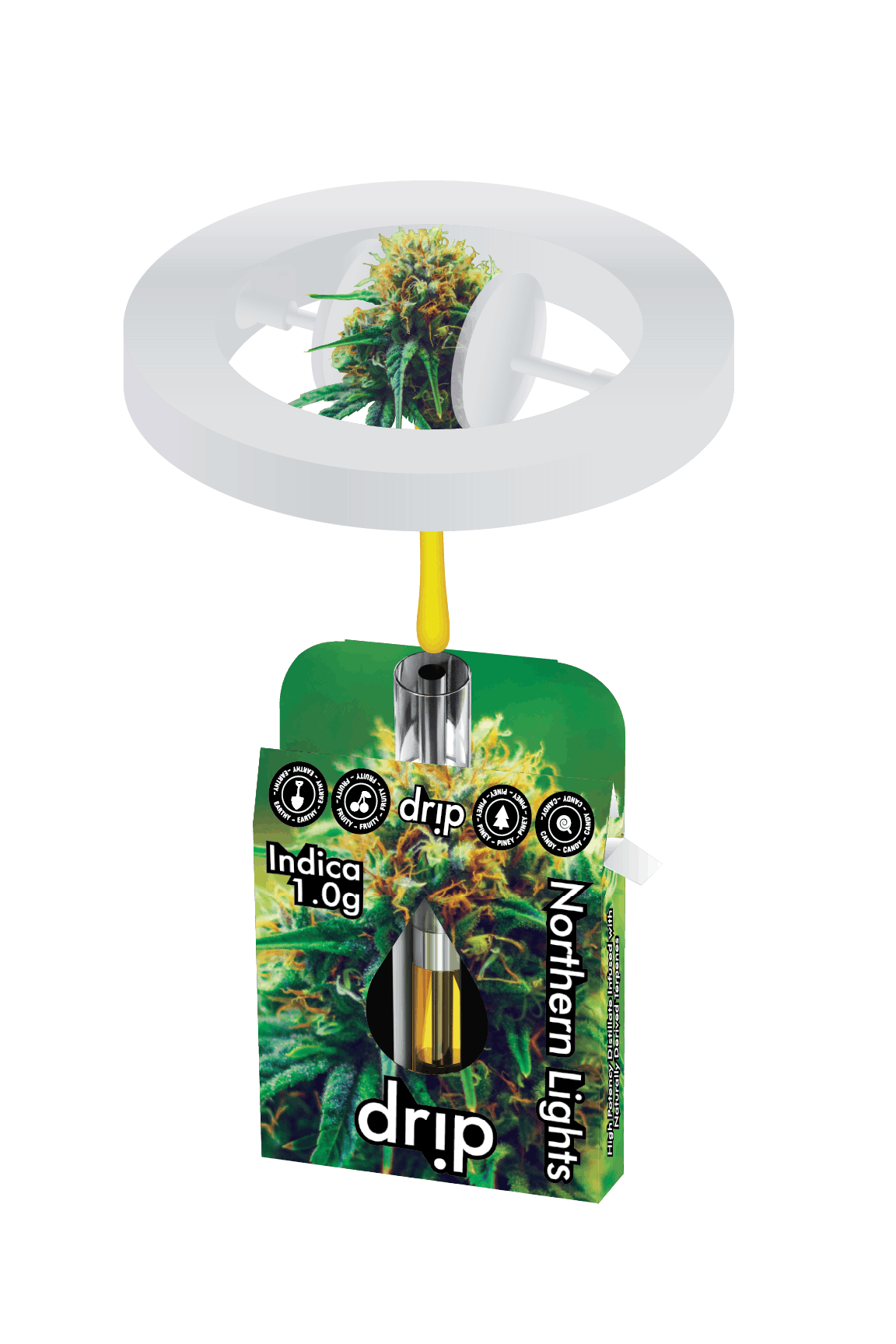 Photograph of product: Drip Northern Lights Vape