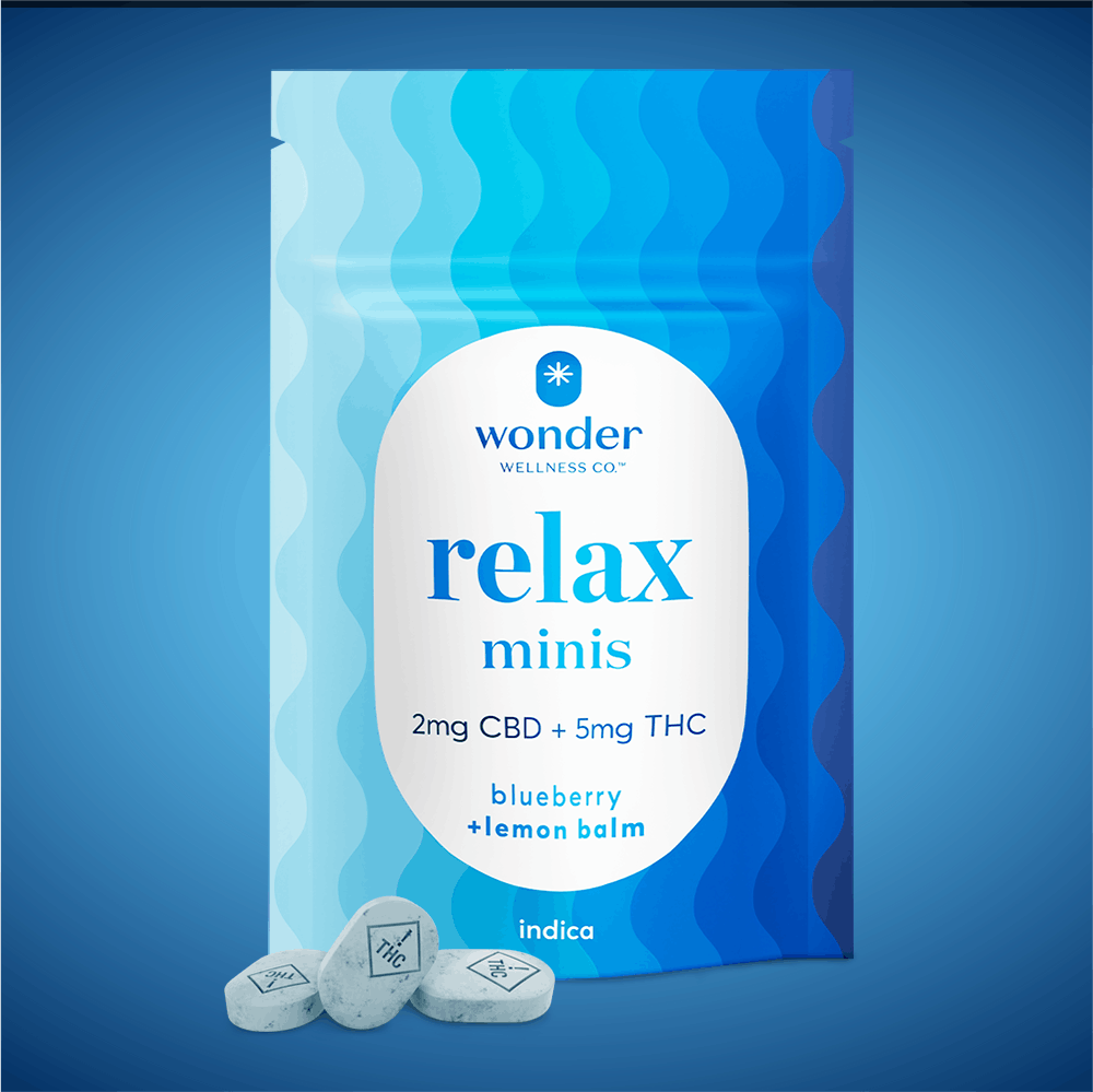 Photograph of product: 40ct/5mg Troches (Relax 5:2 TH-oui:CBD)