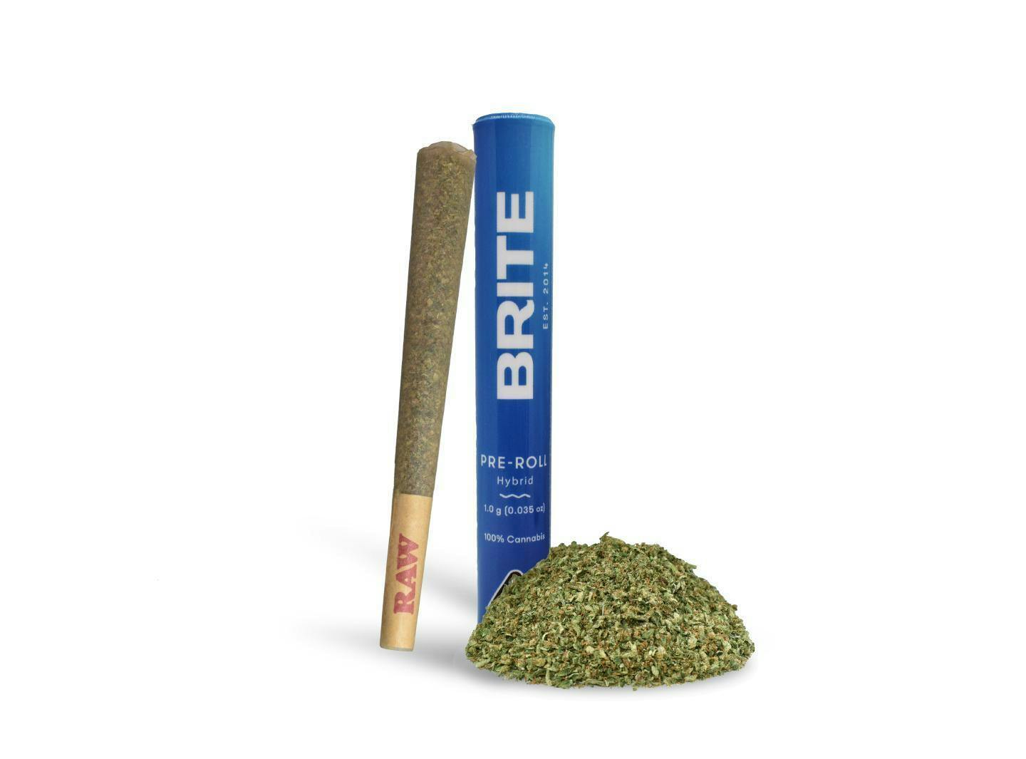Photograph of product: BRITE | MOROCCAN PEACHES (H) | 1G PRE-ROLL