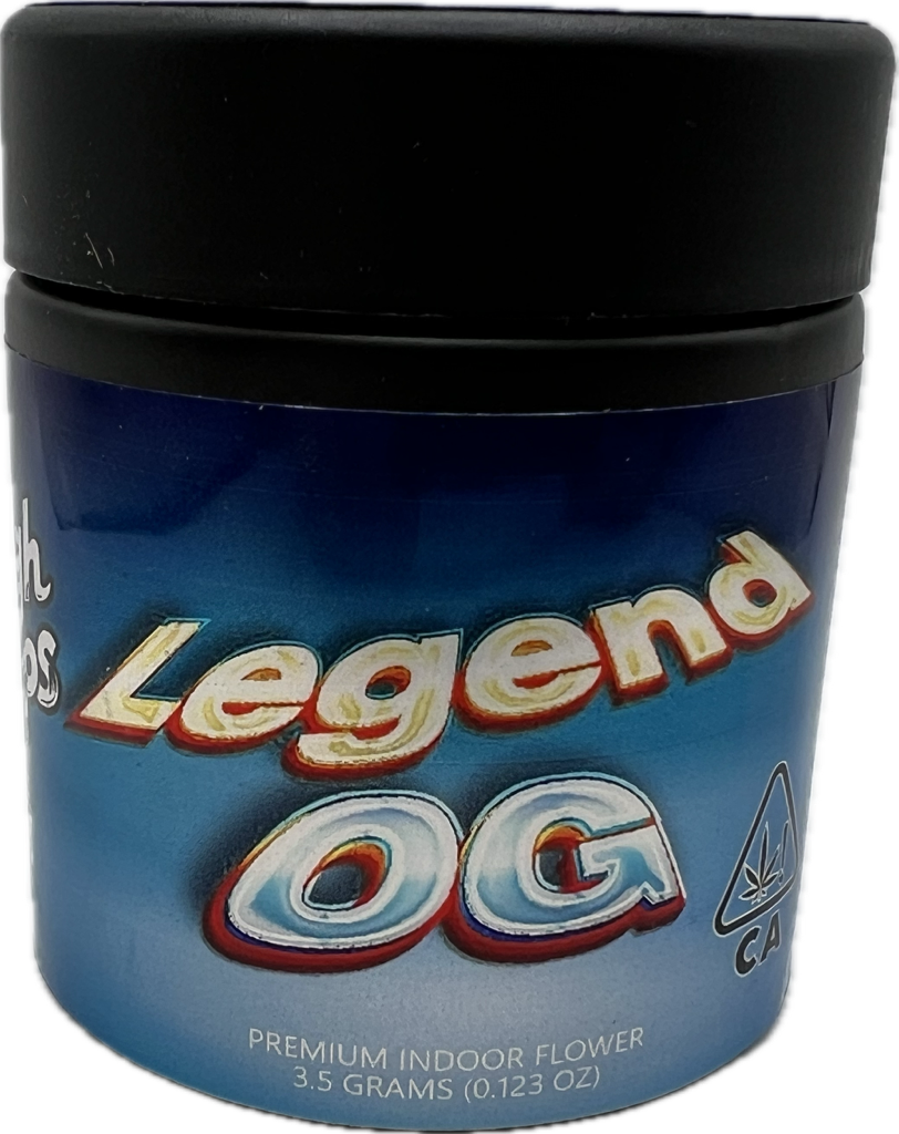 Photograph of product: Legend OG 3.5g Jar - High Tops