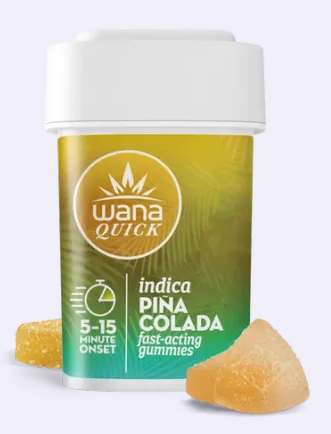 Photograph of product: Gummy Fast Acting Pina Colada [10pk] | 100mg