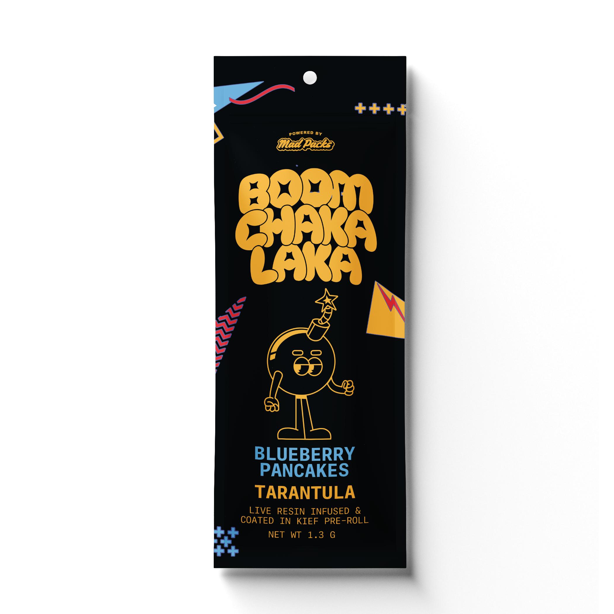 Photograph of product: Boom Chaka Laka | Blueberry Pancakes | 1.3g Tarantula | REC