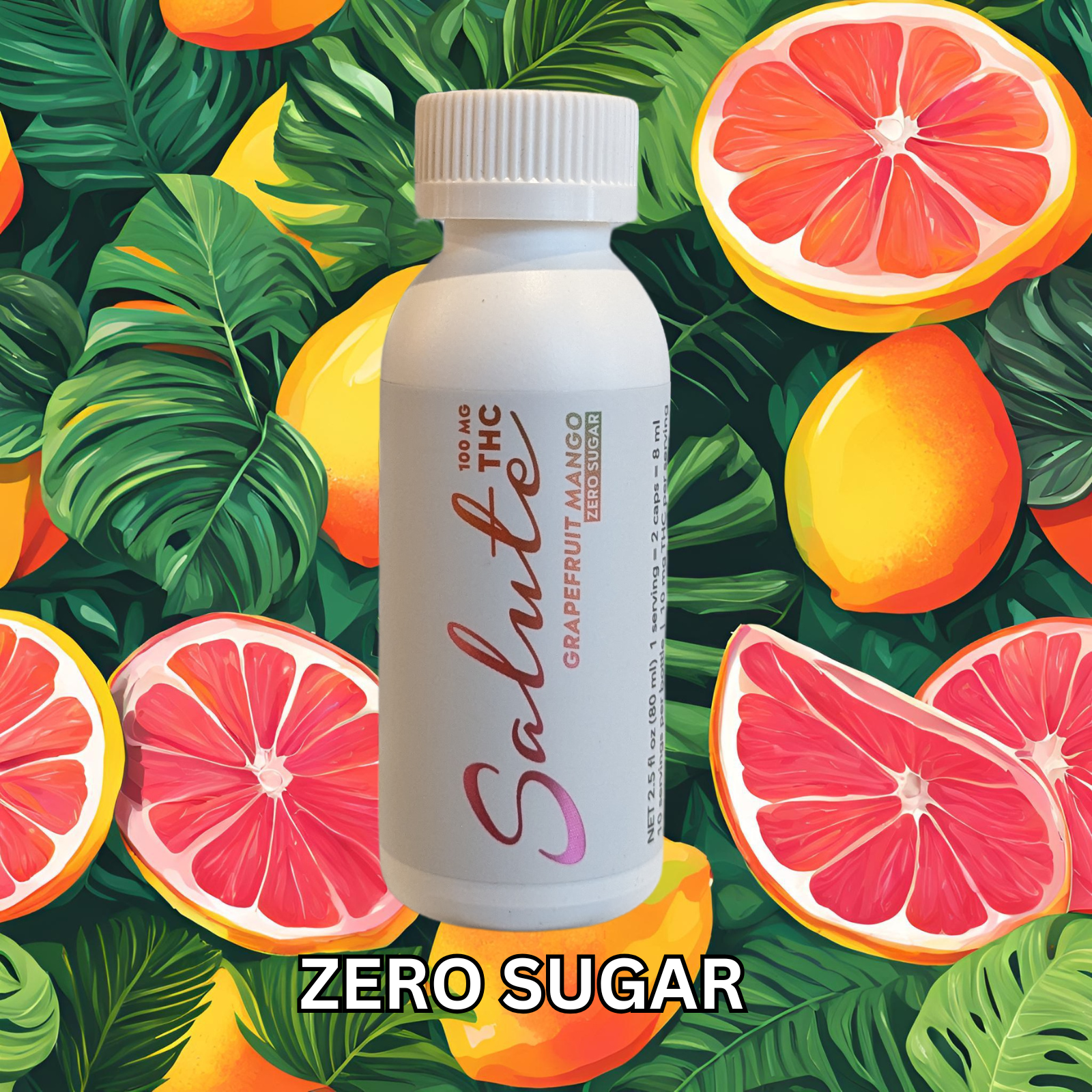 Photograph of product: Grapefruit Mango Zero Sugar Salute Shot