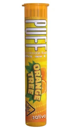 Photograph of product: Puff - Orange Tree (1g) Pre-Roll - 1 gram