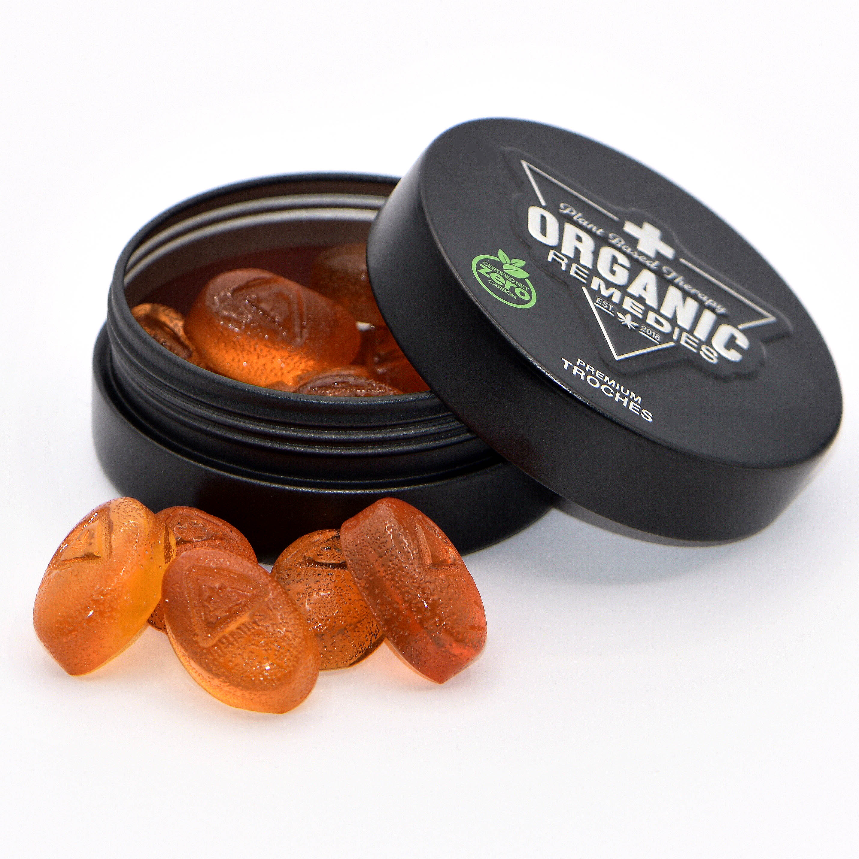 Photograph of product: Tropical Punch | 100mg Distillate Troche | 15pk