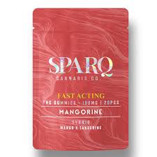 Photograph of product: Mangorine | 100mg | Fast-Acting Gummies