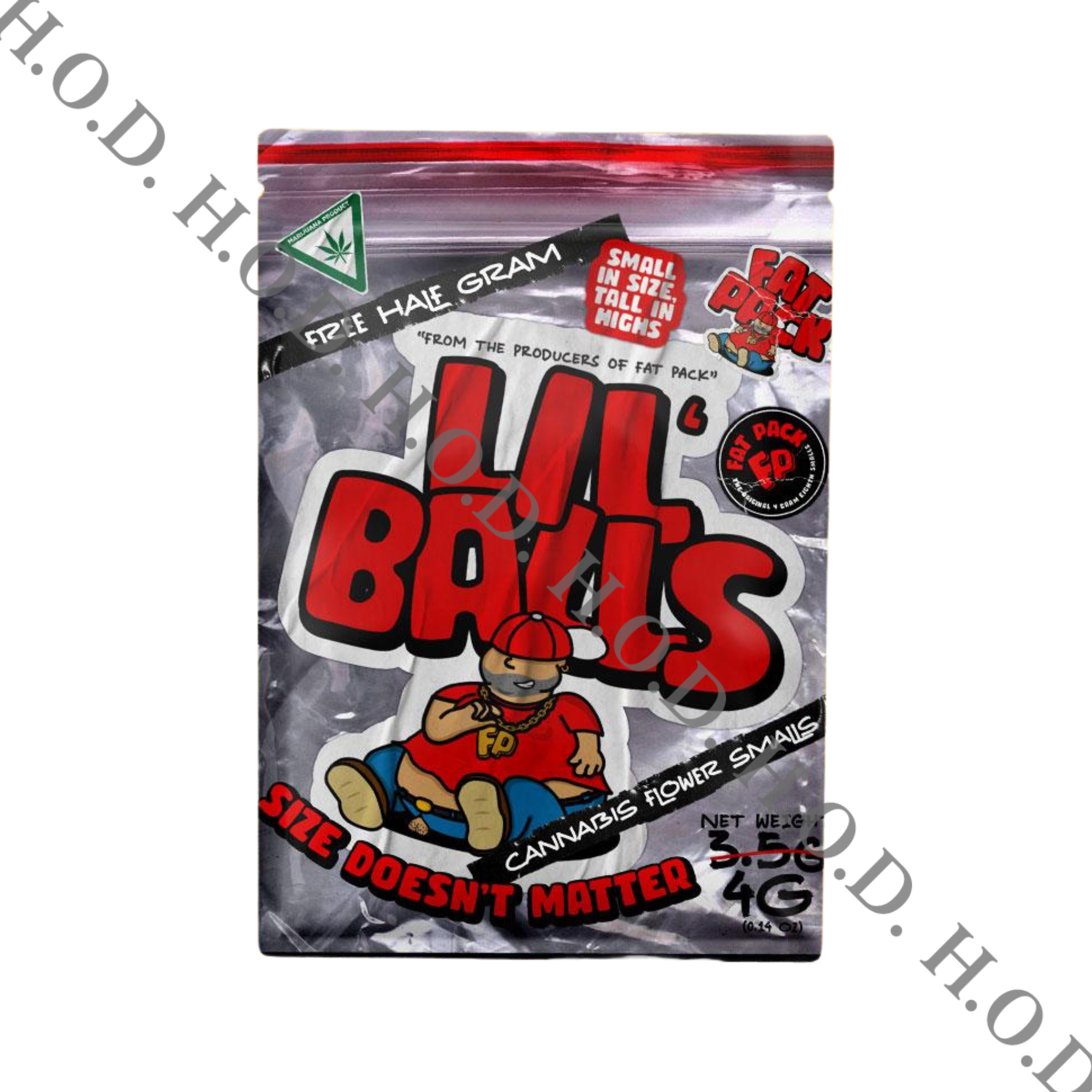 Photograph of product: Fat Pack Lil' Balls Tahitian Flight Smalls 4g