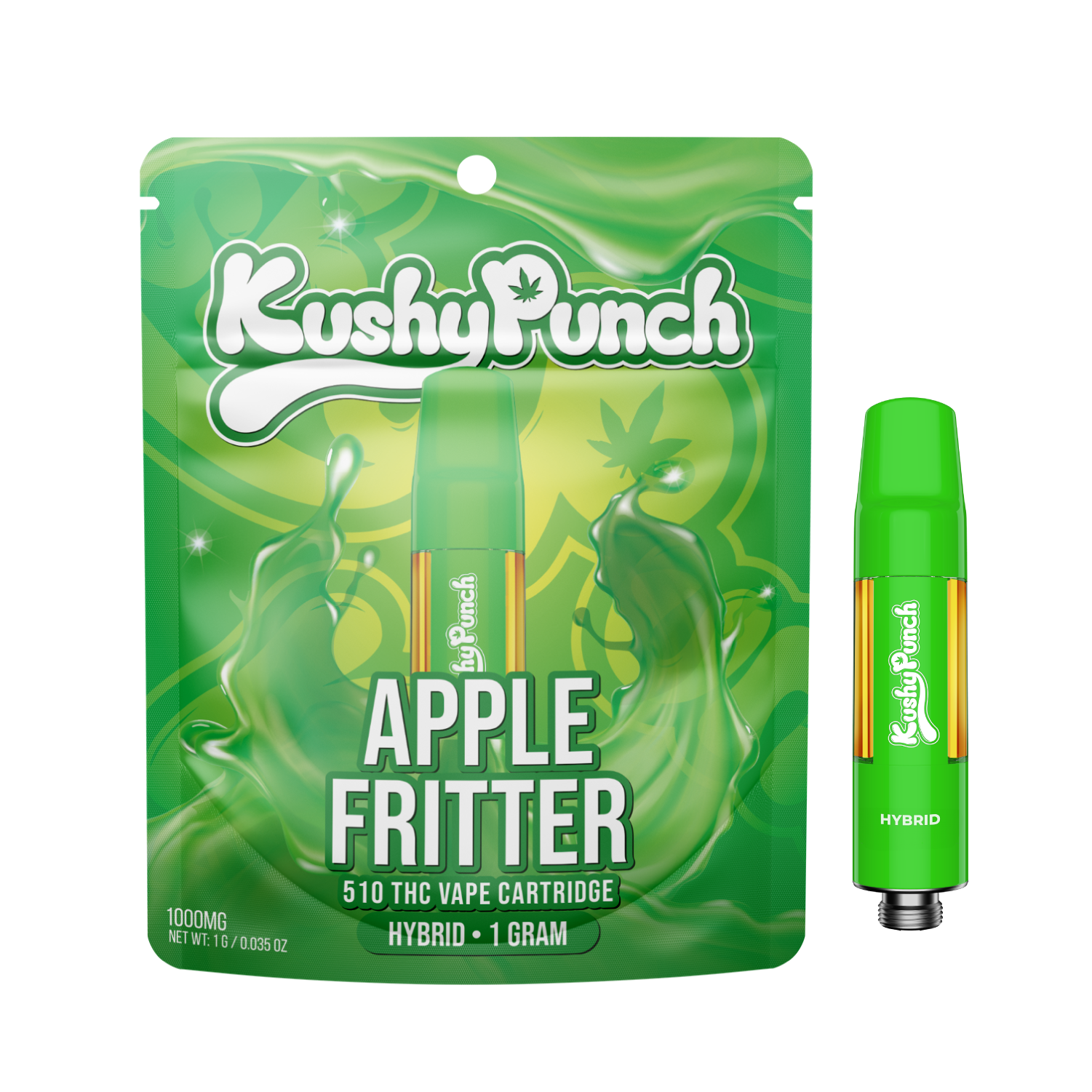 Photograph of product: Kushy Punch Apple Fritter Cartridge Rec