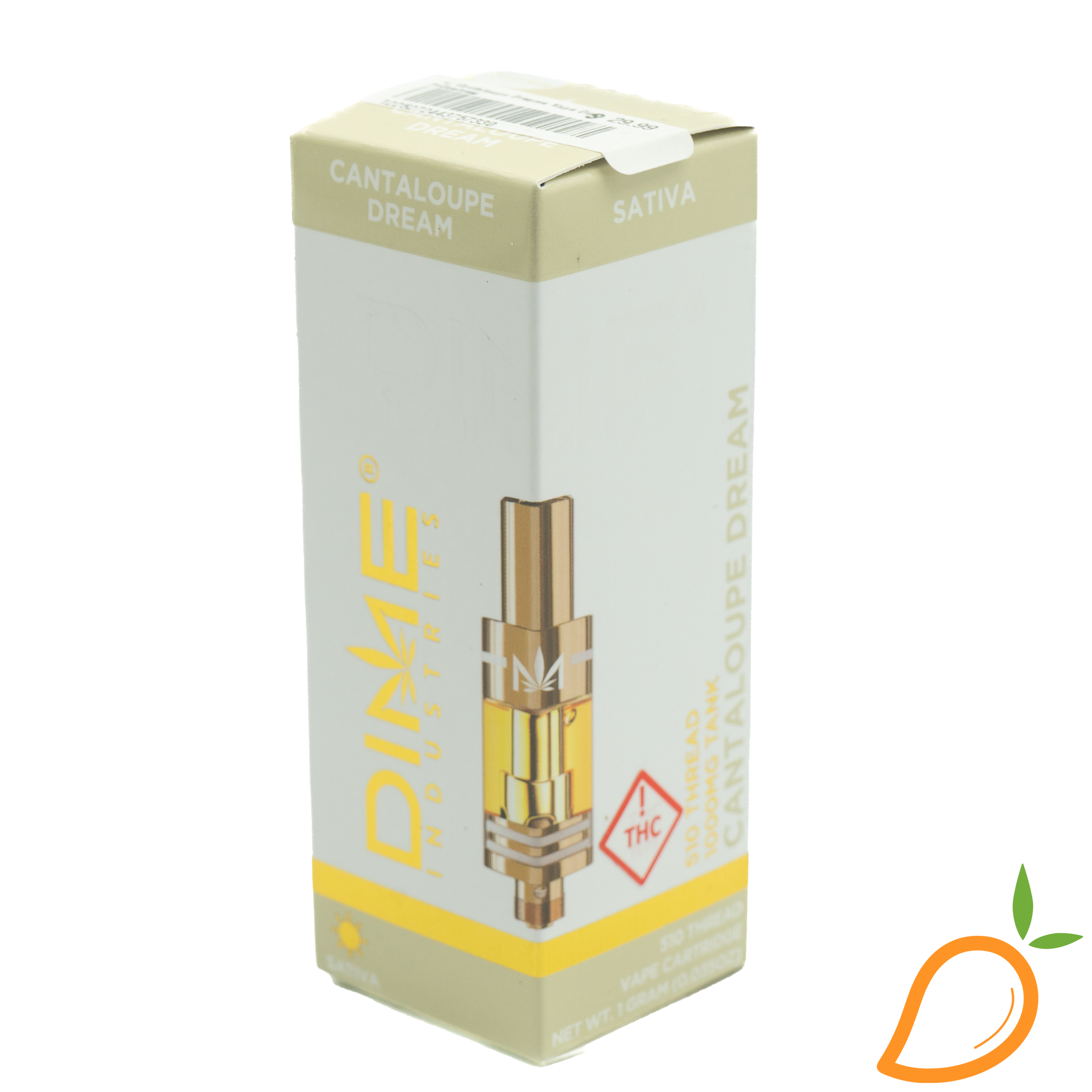 Photograph of product: 1g Cantaloupe Dreams Vape Dime Industries