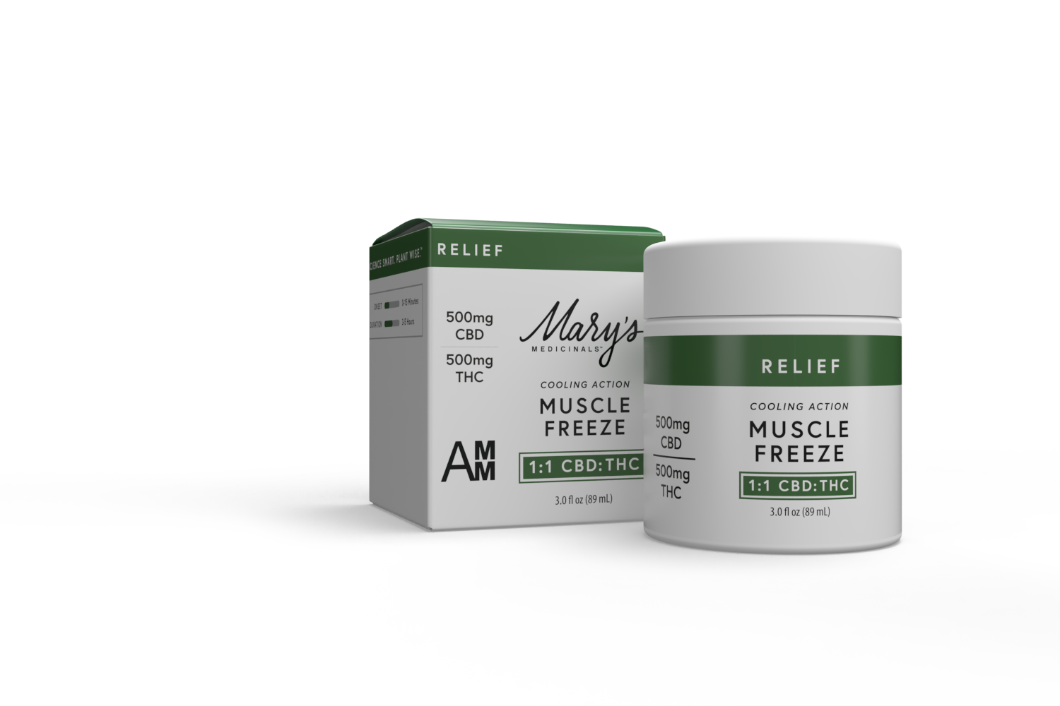 Photograph of product: Muscle Freeze 1:1 TH-oui:CBD Relief Topical