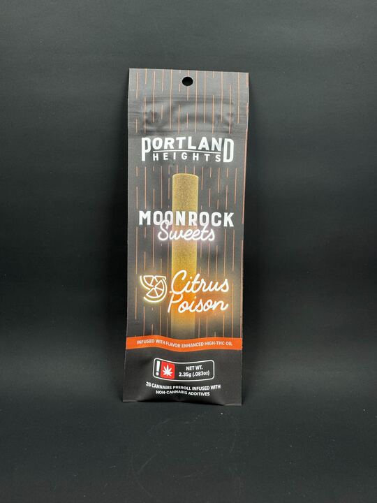 Photograph of product: Blunt 2g Moonrock Sweets Citrus Poison (Portland Heights)