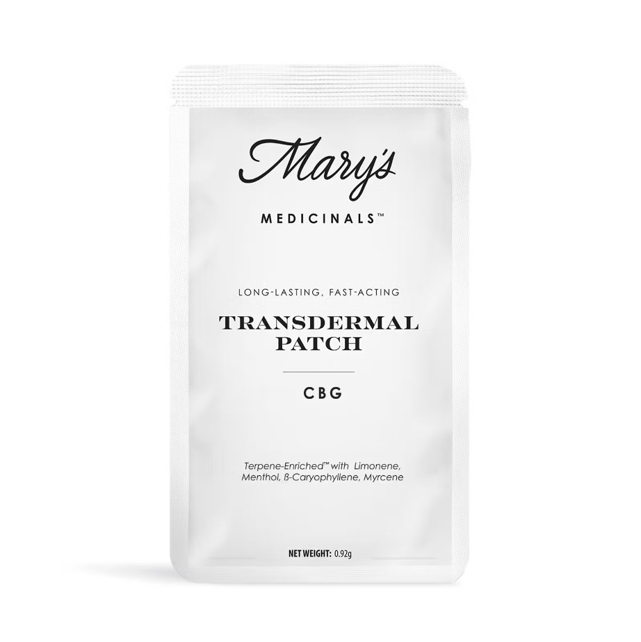 Photograph of product: Mary's Medicinals Focus 20mg CBG Transdermal Patch Rec
