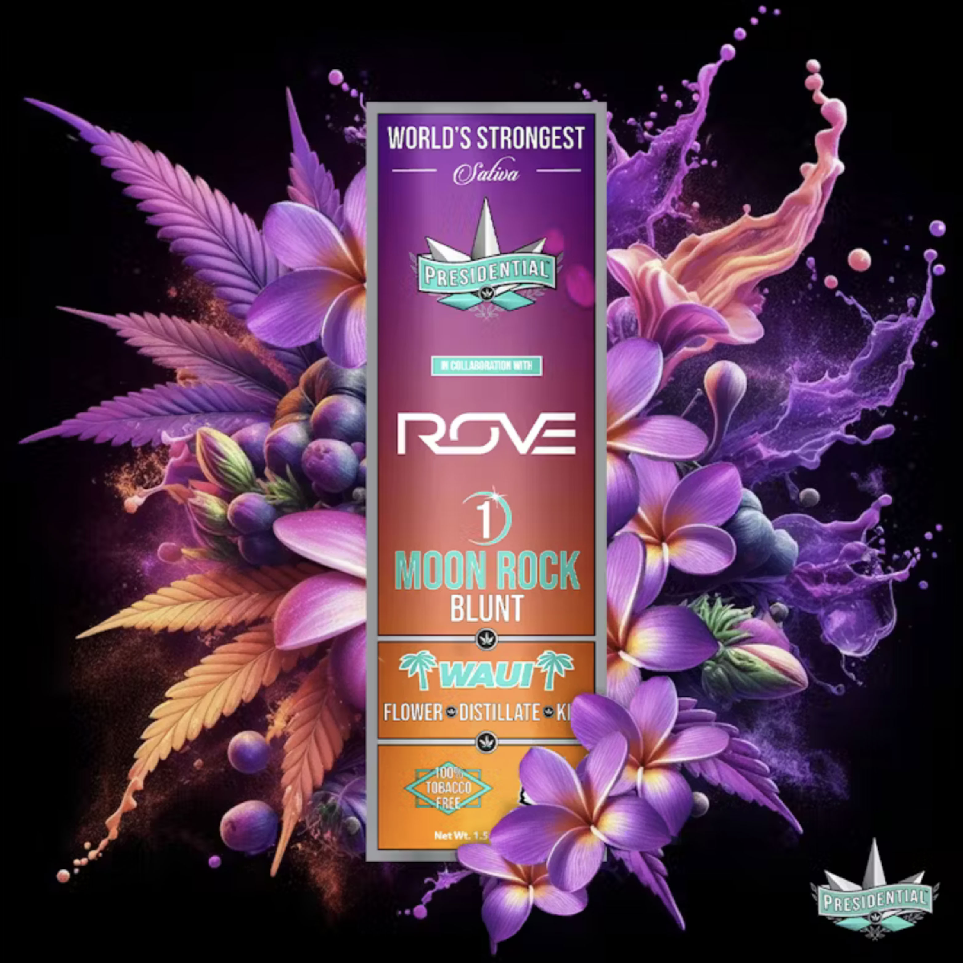 Photograph of product: Presidential | Waui | Infused Blunt | 1.5g