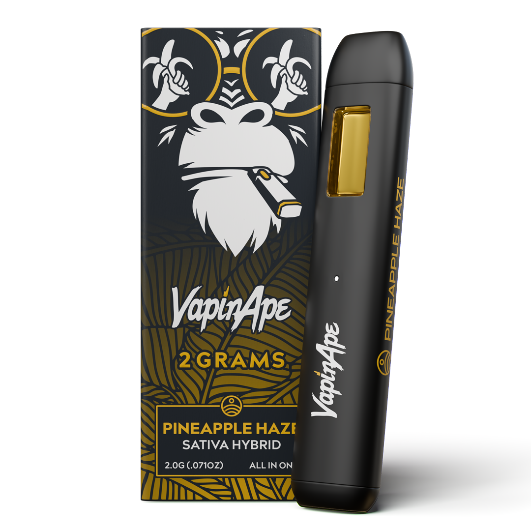 Photograph of product: Vapin Ape - Disposable 2g - Pineapple Haze - Oui'd