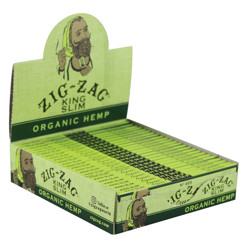 Photograph of product: ORGANIC HEMP ROLLING PAPERS | KING SIZE SLIM