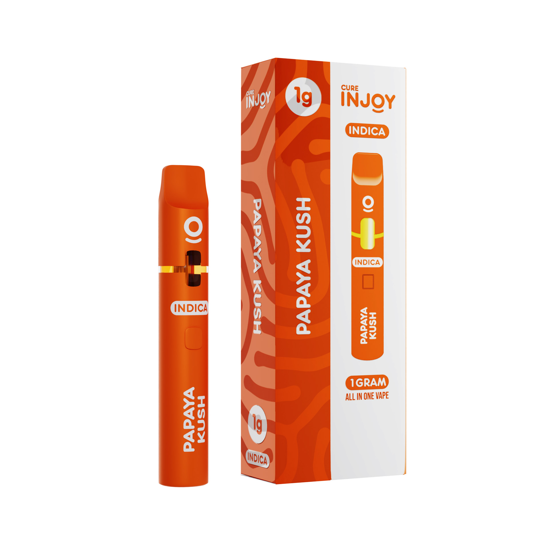Photograph of product: Cure Injoy - Papaya Kush (Oui'd) All-In-One Vape