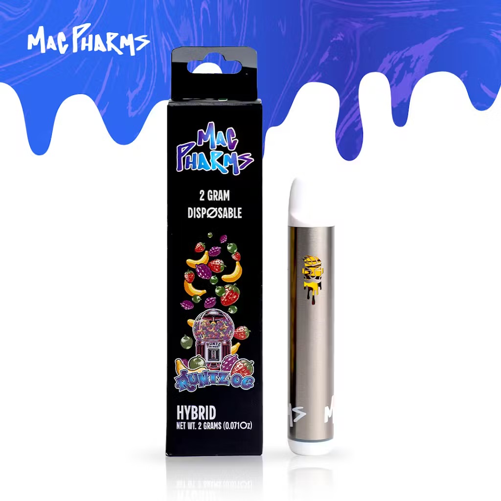 Photograph of product: AU Mac Pharms: Runtz OG Disposables