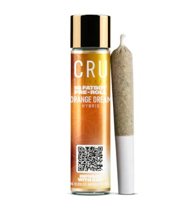 Photograph of product: CRU | Fatboy | Orange Dream | Infused Pre-roll