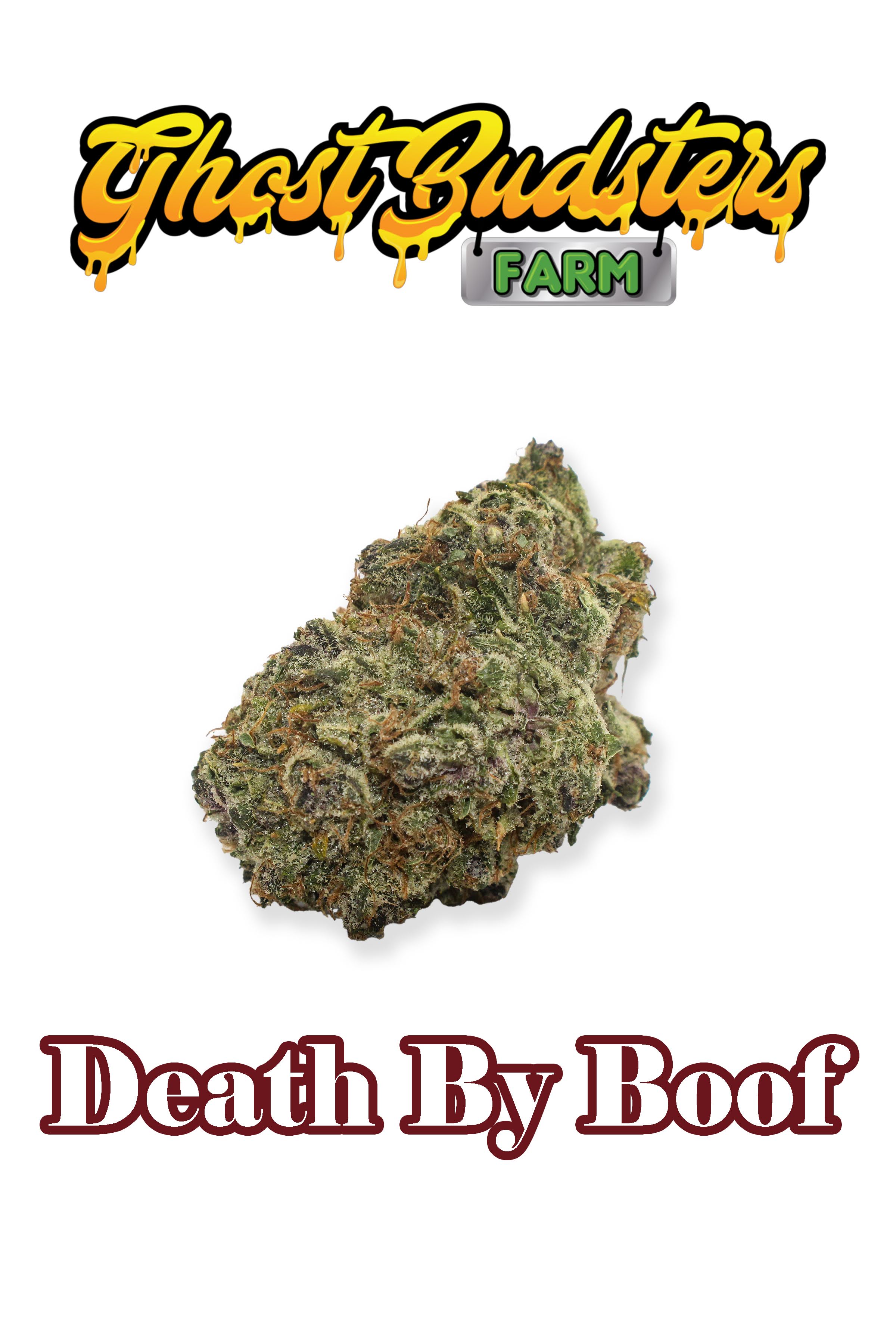 Photograph of product: Ghost Budsters Bulk A's | Death By boof - Hybrid - 28g