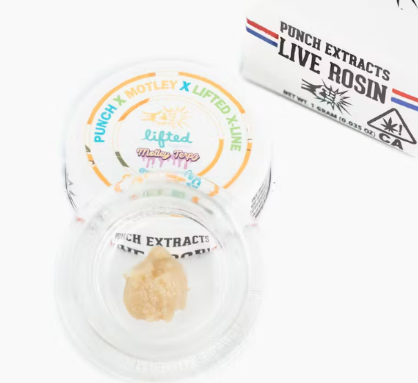 Photograph of product: Punch Extracts Orange GMO's Tier 4 Live Rosin Badder