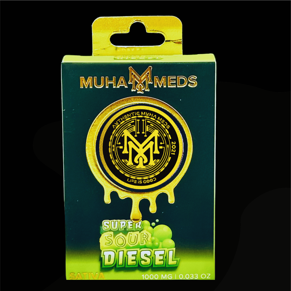 Photograph of product: Muha Meds 1g Cartridge  | Super Sour Diesel - Hybrid