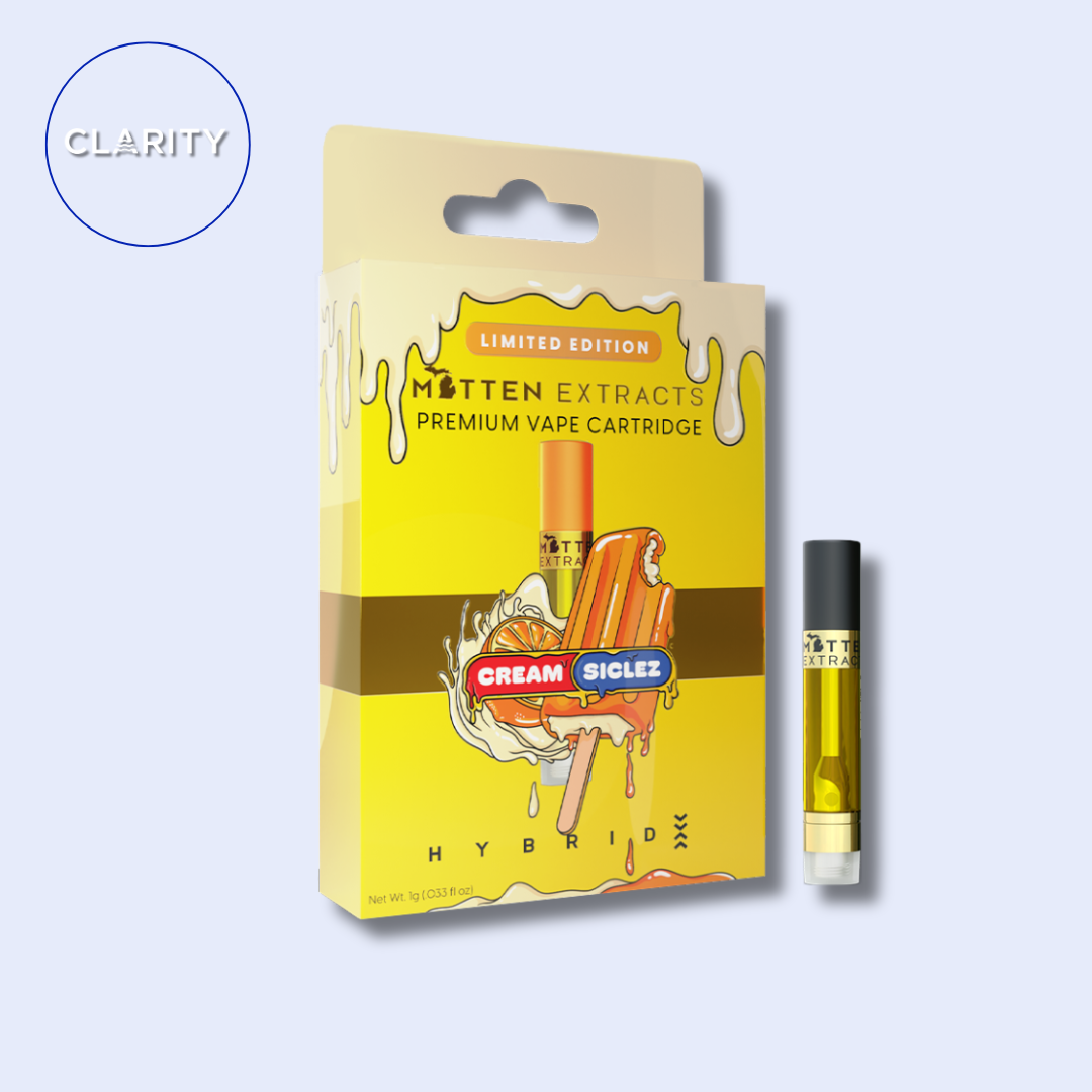 Photograph of product: Mitten Extracts Cartridge | Creamsiclez