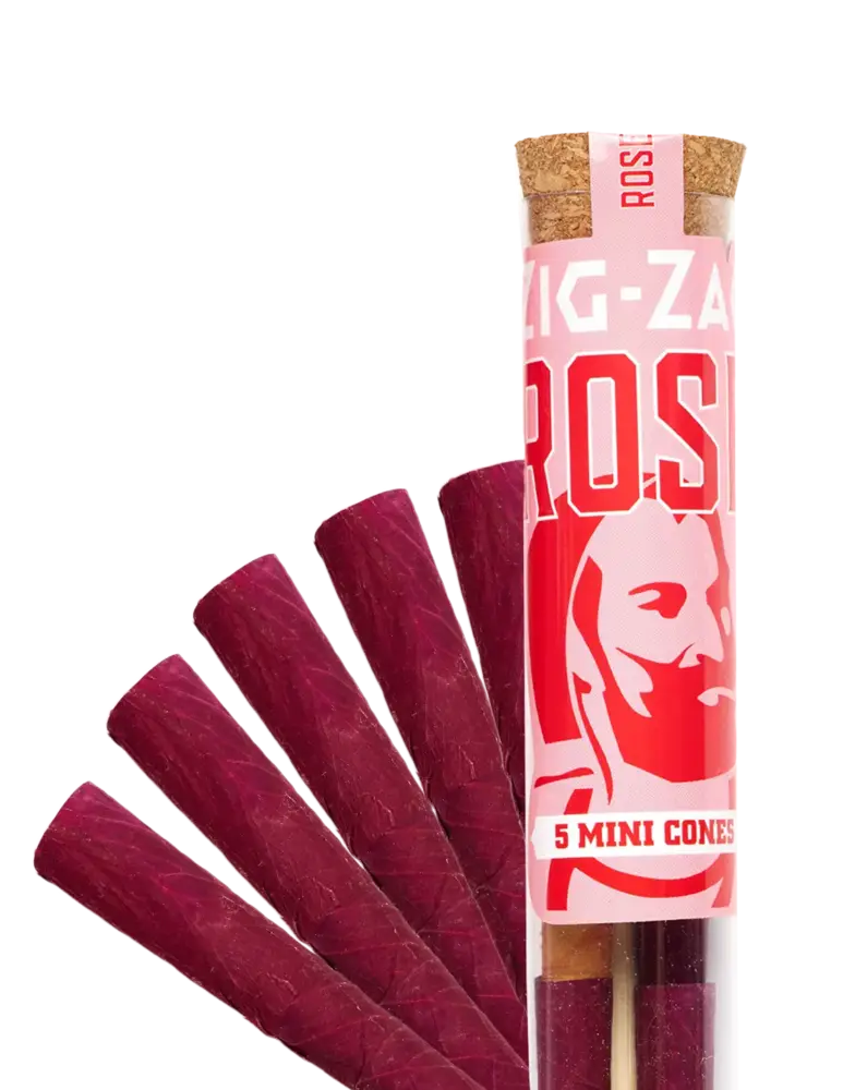 Photograph of product: Zig Zag Rose Cones Mini 5 Pack (Rose)