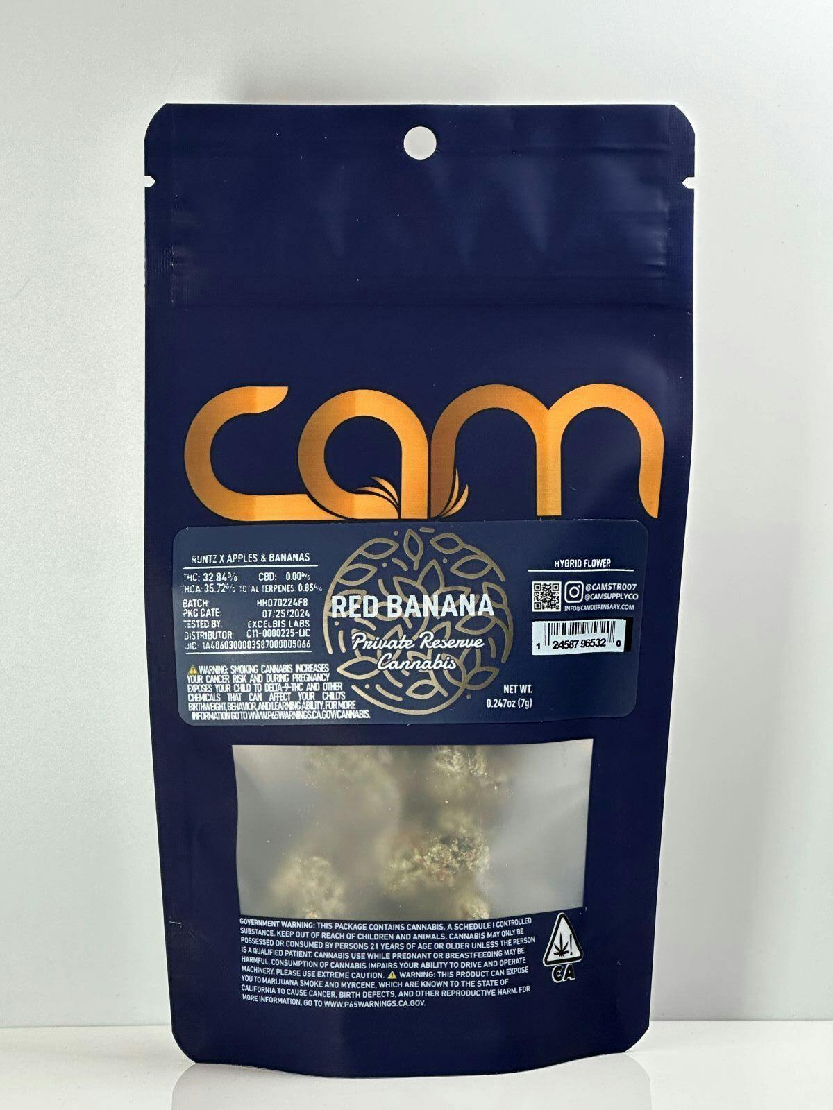 Photograph of product: CAM Red Banana 1/4 32%