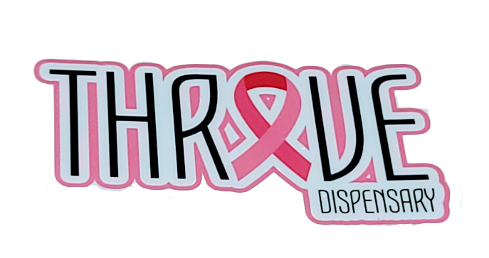 Photograph of product: Thrive Breast Cancer Awareness Sticker 2022