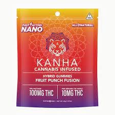 Photograph of product: NANO Fruit Punch Fusion | 100mg Gummies