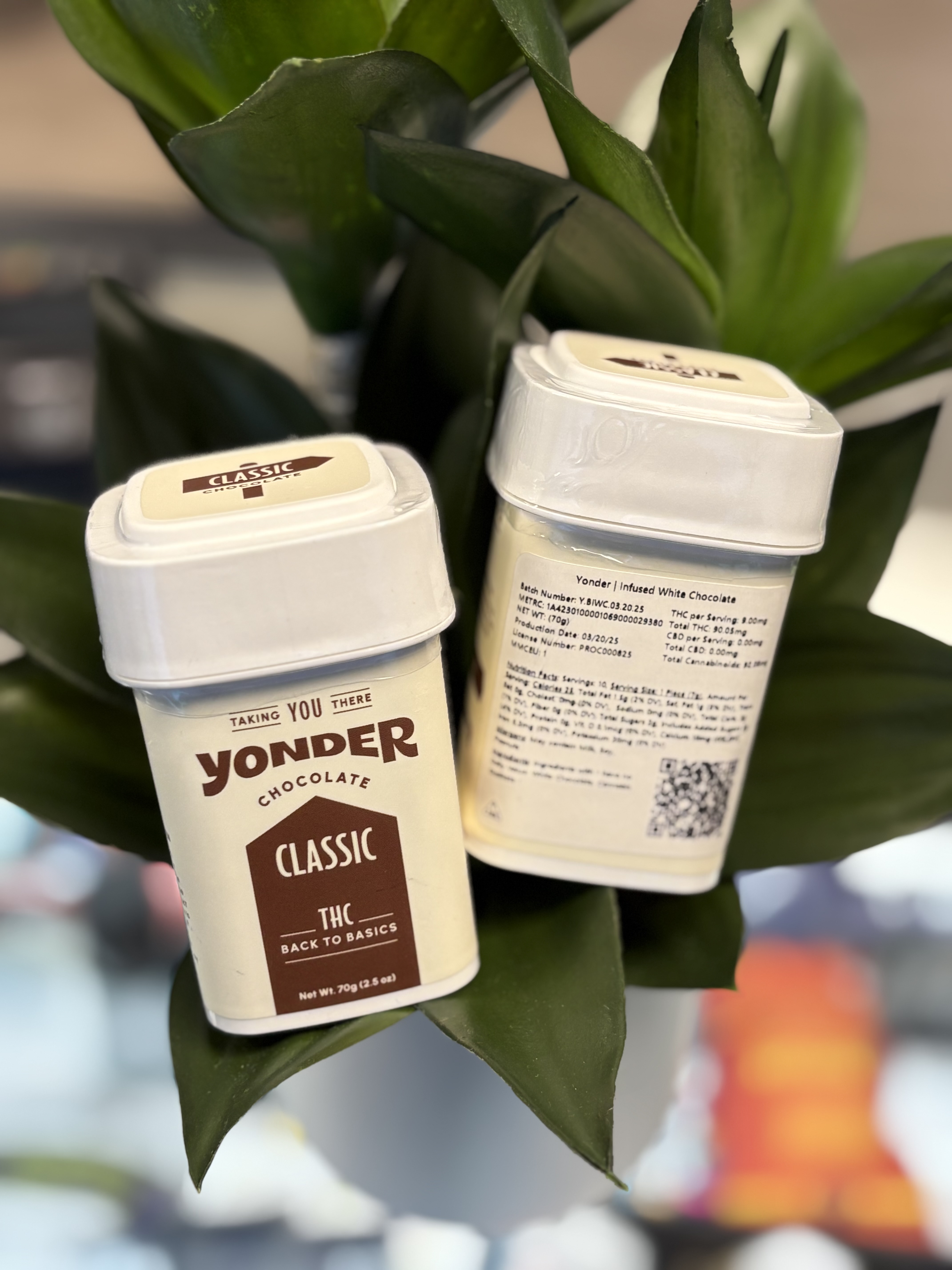 Photograph of Product: YONDER | 100MG | INFUSED WHITE CHOCOLATE