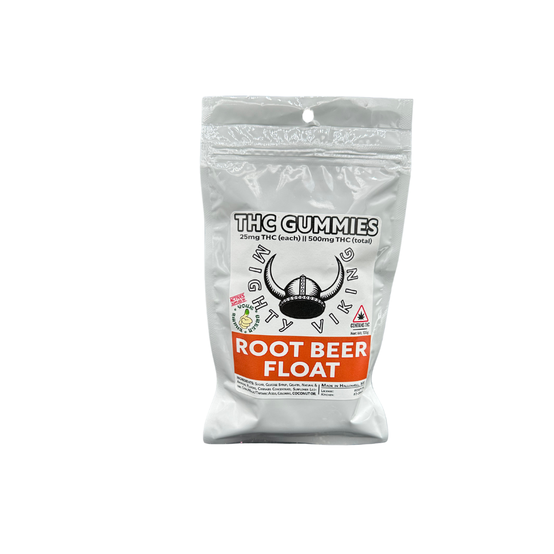 Photograph of product: 25mg Root Beer Float TH-oui Gummies