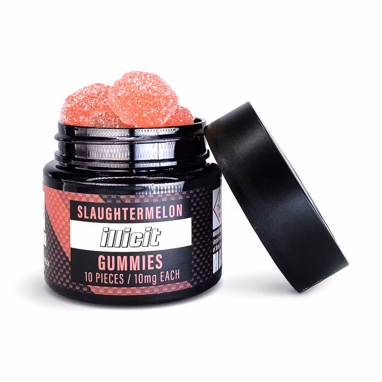 Photograph of product: Illicit | Slaughtermelon | 10pk Gummies (100mg)