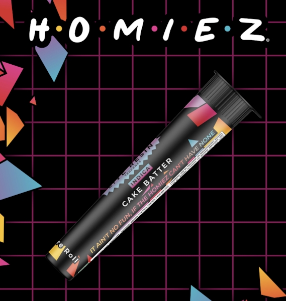 Photograph of product: HOMIEZ | Infused Preroll | Cake Batter | 1.3g