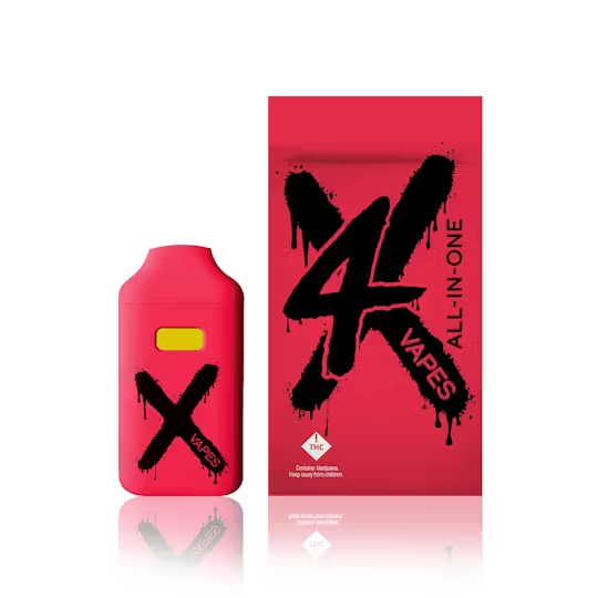 Photograph of product: X Vape Blackberry Gelato Oui'd All-in-One 4g