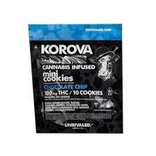 Photograph of product: Korova Mini Cookies Chocolate Chip Oui'd 100mg