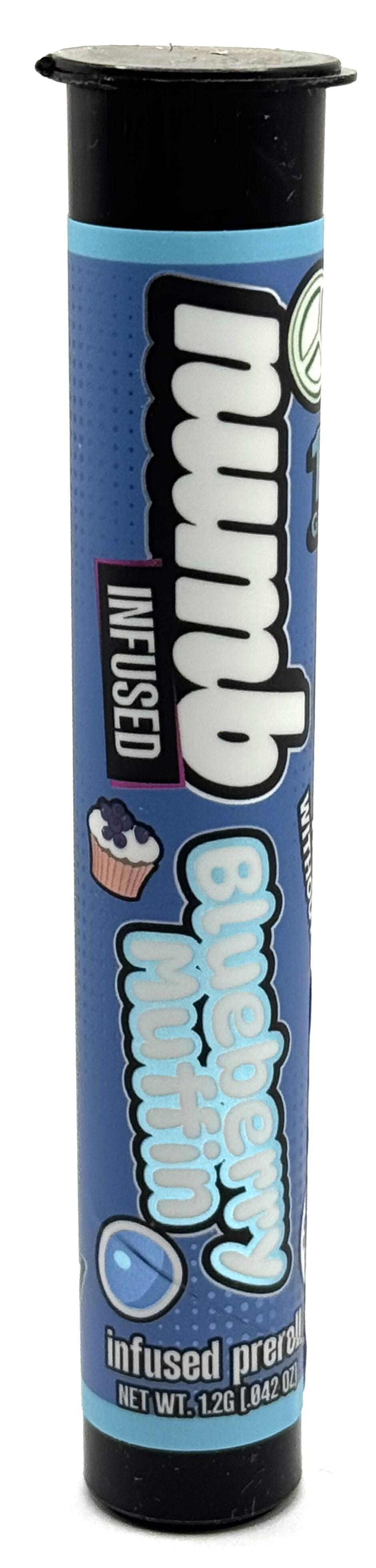 Photograph of product: Blueberry Muffin | 1.2G Injected Pre-Roll