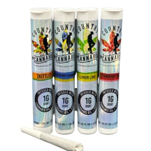 Photograph of product: Country Oui'd - Diamond Infused Pre Roll - Jet Fuel Odder Popz