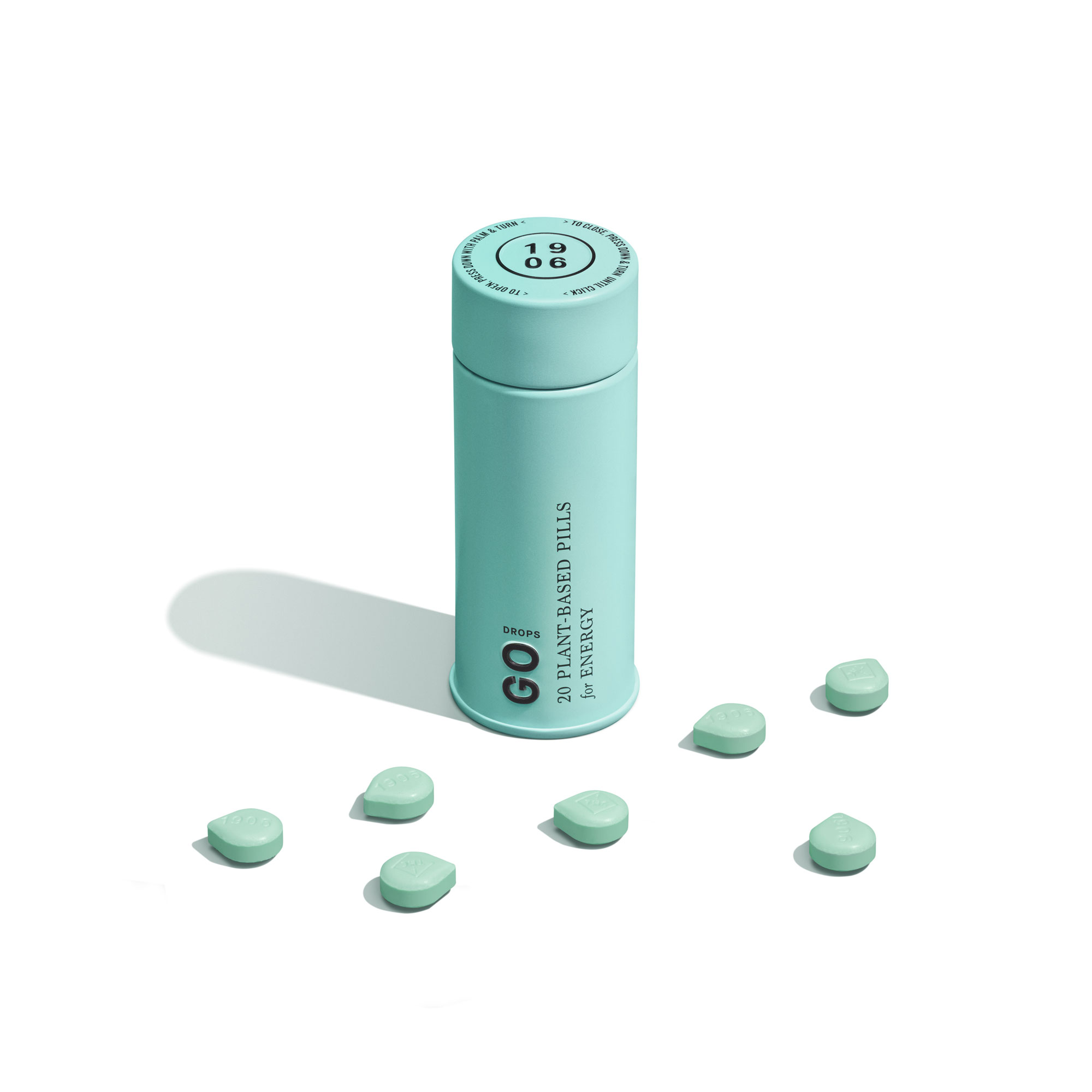 Photograph of product: 1906 Go 1:1 TH-oui:CBD Drops 5mg 20pk