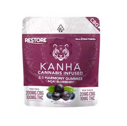 Photograph of product: Nano Acai Blueberry 2:1 Cbg:Thc   100 Mg