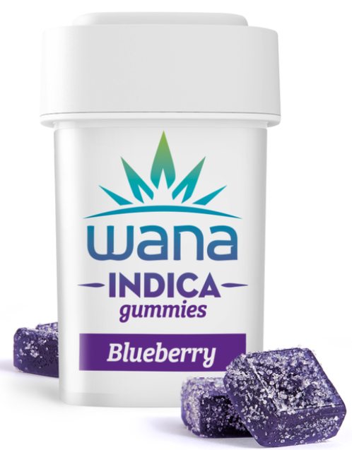 Photograph of product: Wana Indica Blueberry Gummies 00251 (20pk)