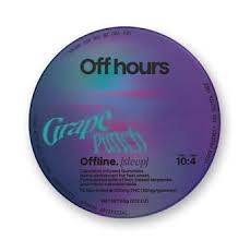 Photograph of product: Off Hours | Offline Grape Punch Gummies |100 MG